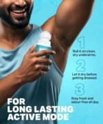 Bombay Shaving Company Roll-On Deo For Active Men | Perfect for Gym, Sports & Fitness enthusiasts | Underarm antiperspirant | Roll-on deo for body odour | All day odour protection | Aqua fragrance | Gentle on skin | Fades Underarms Darkness - Image 6