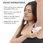 Cos-IQ Brightening Underarm Roll On Serum | With Bioecolea, Mandelic Acid and Bio White | Fragrance Free | Controls Odour, Provides all-day freshness, softens Skin Long-Lasting Protection | Brightens Skin & Exfoliates Underarms | Suitable For Sensitive Skin | 40Ml - Image 7