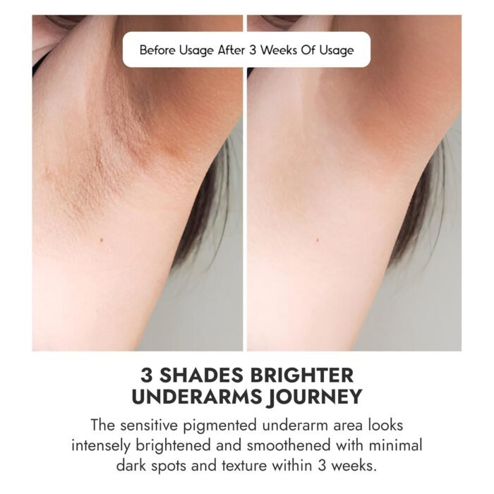 Cos-IQ Brightening Underarm Roll On Serum | With Bioecolea, Mandelic Acid and Bio White | Fragrance Free | Controls Odour, Provides all-day freshness, softens Skin Long-Lasting Protection | Brightens Skin & Exfoliates Underarms | Suitable For Sensitive Skin | 40Ml - Image 8