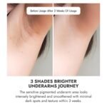 Cos-IQ Brightening Underarm Roll On Serum for Women | With Bioecolea, Mandelic Acid and Bio White | Prevents Body Odour, Brightens Skin & Exfoliates Underarms | Long Lasting deodorant roll on with Fresh Floral Fragrance | Suitable for Sensitive Skin | 40ml - Image 7