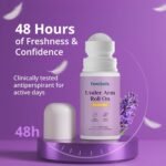 FemiSafe 3% AHA BHA Underarm Roll-On|Controls Odour & Reduces Pigmentation | Alcohol-Free | Antiperspirant with 48H Protection | Unisex Roll-On (50ml) - Image 5