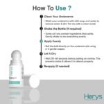 5% AHA BHA Underarm roll on 60ml | for women & men | 1% Alum, 2% Lactic Acid, 1% Mandelic Acid, 1% Salicylic Acid | Controls Odour & removal pigmentation | Orchid Breeze Fragrence - Image 2