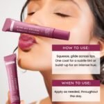 Hyphen Tinted Lip Balm | Brightens & Reduces Dark Lips & Pigmentation | 1% Vitamin E, Peptide & 2% Squalane | Winter Lip Care | 24H Moisturization for Dry & Chapped Lips | Orchid (Mauve Shade)- 10g - Image 9