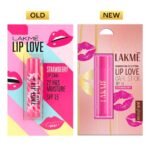 Lakme Lip Love Care Stick Strawberry, with 10% Vitamin E Complex, nourished with Shea & Cocoa Butter and enriched with Almond & Jojoba Oil for 24hr moisturization in just 1 swipe, with SPF 15, 4.5g - Image 10