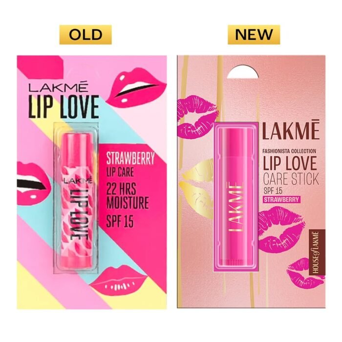 Lakme Lip Love Care Stick Strawberry, with 10% Vitamin E Complex, nourished with Shea & Cocoa Butter and enriched with Almond & Jojoba Oil for 24hr moisturization in just 1 swipe, with SPF 15, 4.5g - Image 10