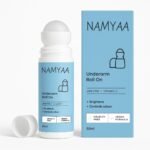 Namyaa Underarm Roll On with 4% AHA BHA and 6% Brightening Complex | Reduces Pigmentation & Odour - Keeps Skin Fresh & Clean 50ml