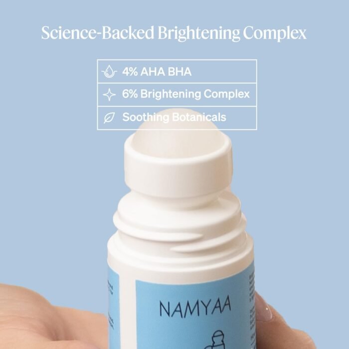 Namyaa Underarm Roll On with 4% AHA BHA and 6% Brightening Complex | Reduces Pigmentation & Odour - Keeps Skin Fresh & Clean 50ml - Image 4