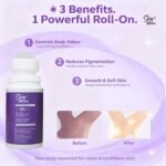 6% AHA BHA Underarm Roll-On | With Hyaluronic Acid & Niacinamide Controls Odour, Reduces Pigmentation & Brightens Skin | Alcohol, Paraben & Sulphate Free | For Women & Men | 50ml - Image 5