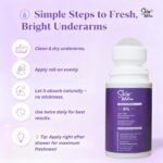 6% AHA BHA Underarm Roll-On | With Hyaluronic Acid & Niacinamide Controls Odour, Reduces Pigmentation & Brightens Skin | Alcohol, Paraben & Sulphate Free | For Women & Men | 50ml - Image 6