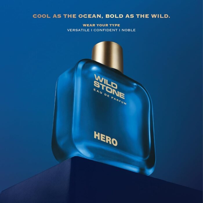 Wild Stone Hero Perfume for Men, 100ml | Luxury Eau De Parfum | Long-Lasting Fragrance | Best Gift for Him l Premium Perfume for Men l Infused with Aromatic & Marine Notes - Image 4
