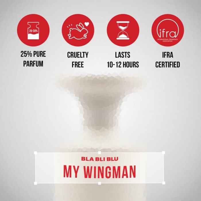 BLABLIBLU My Wingman Perfume for Man|100ml Long-Lasting Parfum Fragrances - A Notch above EDP, EDT & EDC|Perfume For Man|Cardamom, Tobacco & Cedar Notes| - Image 4