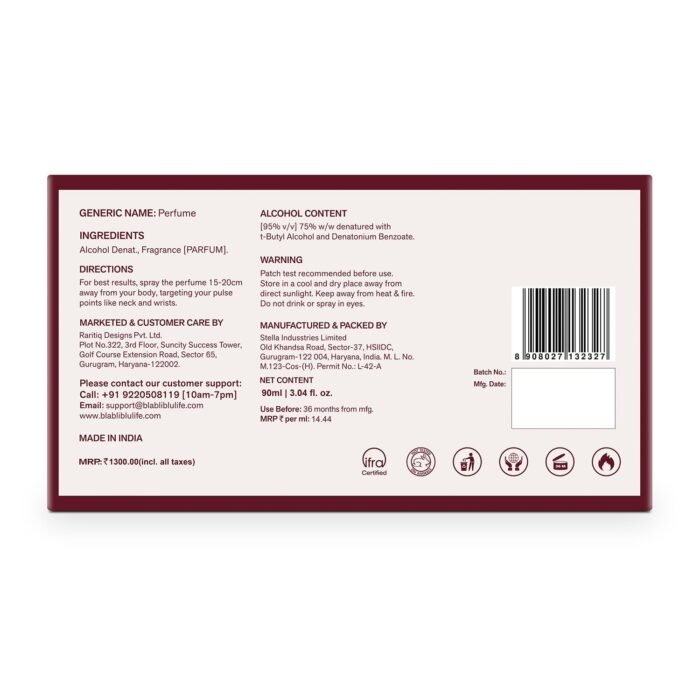 BLABLIBLU Unisex Perfume Gift Set for Men & Women|3x30ml|Long-Lasting Parfum Fragrances - better than EDP, EDT & EDC|Spicy Oud Honey, Golden Oud, Vetiver Oud Perfume For Man & Woman - Image 6