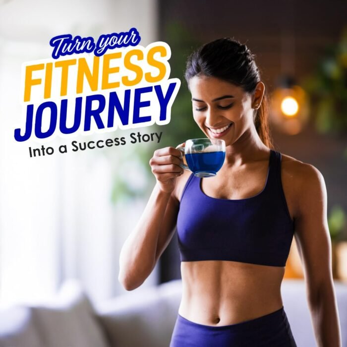 BLUE TEA Belly Fat 30 Tea Bags Pyramid Plant Based Caffeine Free Herbal Tea - Image 6