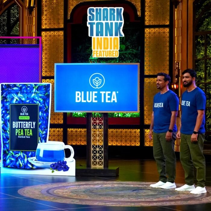 BLUE TEA Belly Fat 30 Tea Bags Pyramid Plant Based Caffeine Free Herbal Tea - Image 8