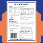 BLUE TEA Belly Fat 30 Tea Bags Pyramid Plant Based Caffeine Free Herbal Tea - Image 9