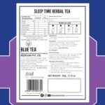 BLUE TEA Sleep Time 30 Tea Bags Plant Based Helps with Insomnia, Snoring Ziplock - Image 3