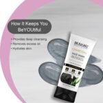 DR.RASHEL Charcoal Face Wash Deep Cleansing & Anti-Polltion with Active Cool with No Parabens, SLS, Silicones & Colour (100 ml) - Image 4