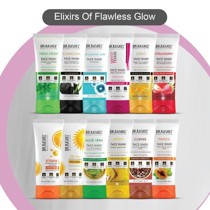 DR.RASHEL Charcoal Face Wash Deep Cleansing & Anti-Polltion with Active Cool with No Parabens, SLS, Silicones & Colour (100 ml) - Image 8