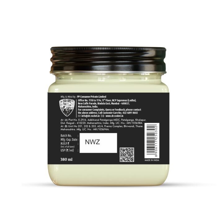 DR.RASHEL Cocobutter Face And Body Cream For Women and Men (380 Ml) | All Skin Types |Soft and Healthy Skin | Repairing & Nourishment | Deep Hydration & Moisturization | 100% Vegan | Paraben Free - Image 3