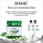 DR.RASHEL Cucumber Gel For Men & Women For Moisturizing And Glowing Skin Enrich With Natural Extract of Cucumber | Parabens, SLS, Silicones & Colour Free (380ml) - Image 6