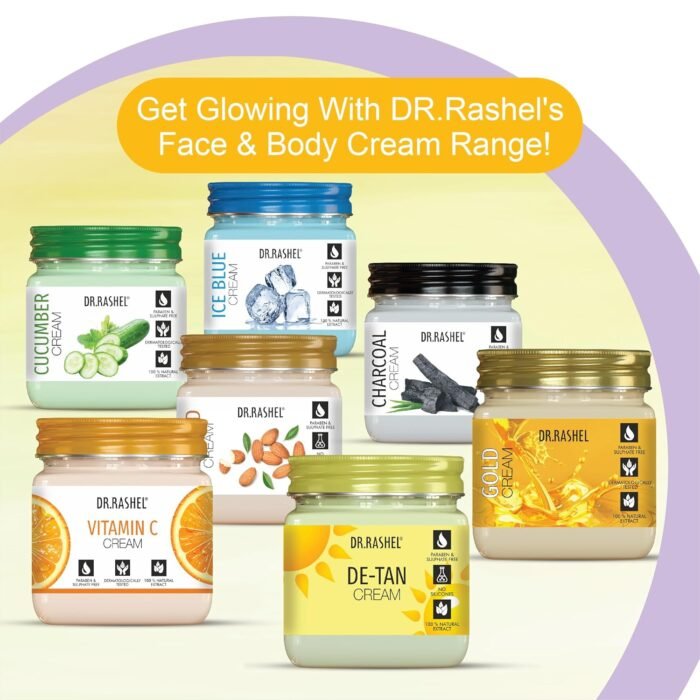 DR.RASHEL De-Tan Face Cream For Women and Men (380 Ml) | All Skin Types |Soft and Healthy Skin | Repairing & Nourishment | Deep Hydration & Moisturization | 100% Vegan | Paraben Free - Image 2