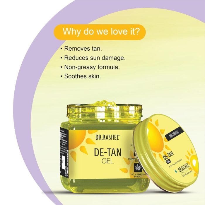 DR.RASHEL De-Tan Gel For Face & Body For Normal Skin (380 Ml) - Image 4