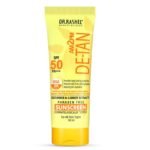 DR.RASHEL De -Tan Sunscreen SPF 50 PA+++ Cream Ultra Hydrating Protects Your Skin From UV Rays With Matte Look Oil Control For Normal to Oily Skin Cucumber & Carrot Extract – 100 ML