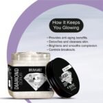 DR.RASHEL Diamond Face & Body scrub For Men And Women (380 Ml) | Anti Aging & Detoxxifying Scrub |Suitable For Deep Exfoliation & Removing Dead Skin - Image 4