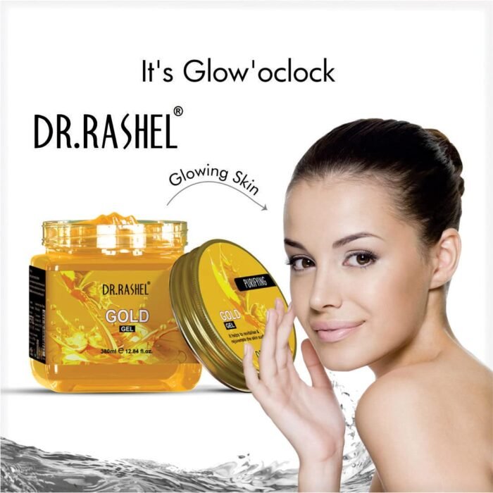 DR.RASHEL Gold Gel For Face & Body For Normal Skin (380 Ml) - Image 5