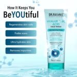 DR.RASHEL Hyaluronic Acid Face Wash For Men & Women Concentrate for Deep Cleansing & Clove Purifying Face Wash With Natural Ingredients Suitable For All Skin Oily to Normal - 100 ML - Image 2