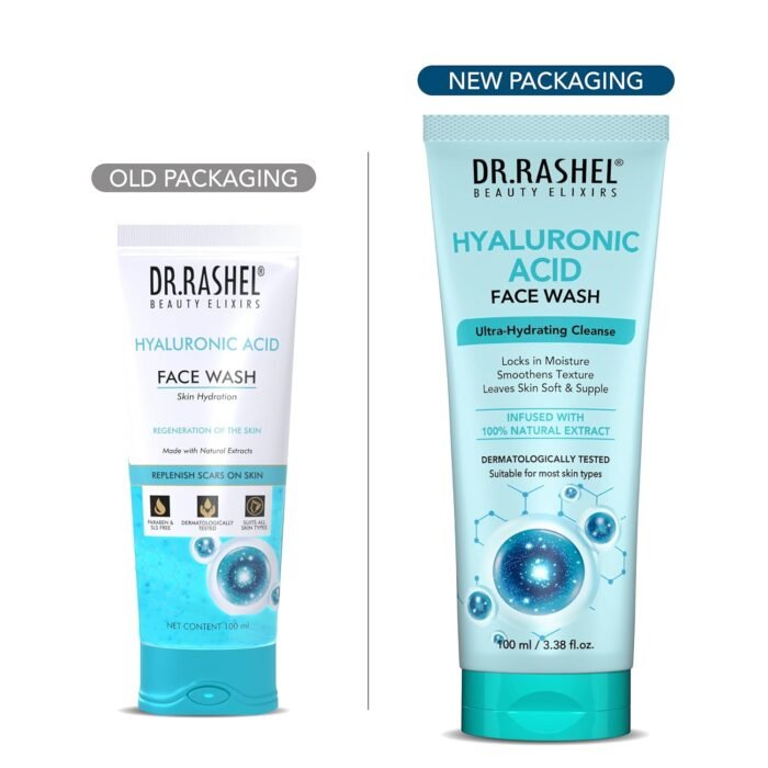 DR.RASHEL Hyaluronic Acid Face Wash For Men & Women Concentrate for Deep Cleansing & Clove Purifying Face Wash With Natural Ingredients Suitable For All Skin Oily to Normal - 100 ML - Image 8