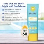 DR.RASHEL Hyaluronic Acid Serum Sunscreen, SPF 60, Lightweight Formula, 30 ml - Image 3