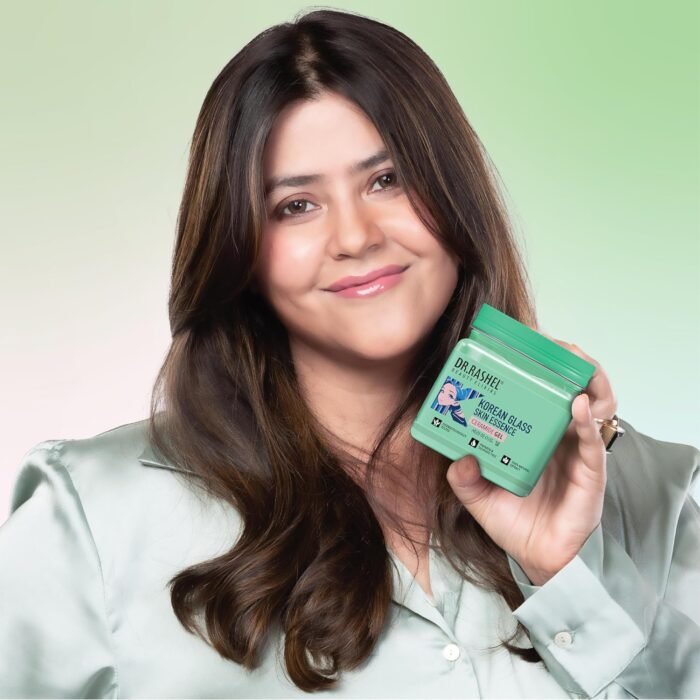 DR.RASHEL Korean Glass Skin Gel | With Ceramide and Rice water | Lightweight Hydrating Gel | Brightening & Pore Minimizing | Radiant Smooth Skin Care | 380ml - Image 2