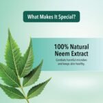 DR.RASHEL Neem Face Wash For Men & Women Concentrate for Deep Cleansing & Clove Purifying Face Wash With Active Neem Slices And Natural Ingredients | Anti-Bacterial | Anti-Fungal - 100 ML - Image 5