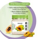 DR.RASHEL Papaya Scrub For Face & Body (380 ML) | All Skin |Cleanser For Deep Exfoliation | Dead Skin Remover| Tan Removal | Blackhead Remover - Image 5