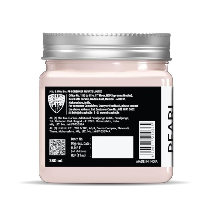 DR.RASHEL Pearl Face And Body Cream For Women and Men (380 Ml) | All Skin Types |Soft and Healthy Skin | Repairing & Nourishment | Deep Hydration & Moisturization | 100% Vegan | Paraben Free - Image 2