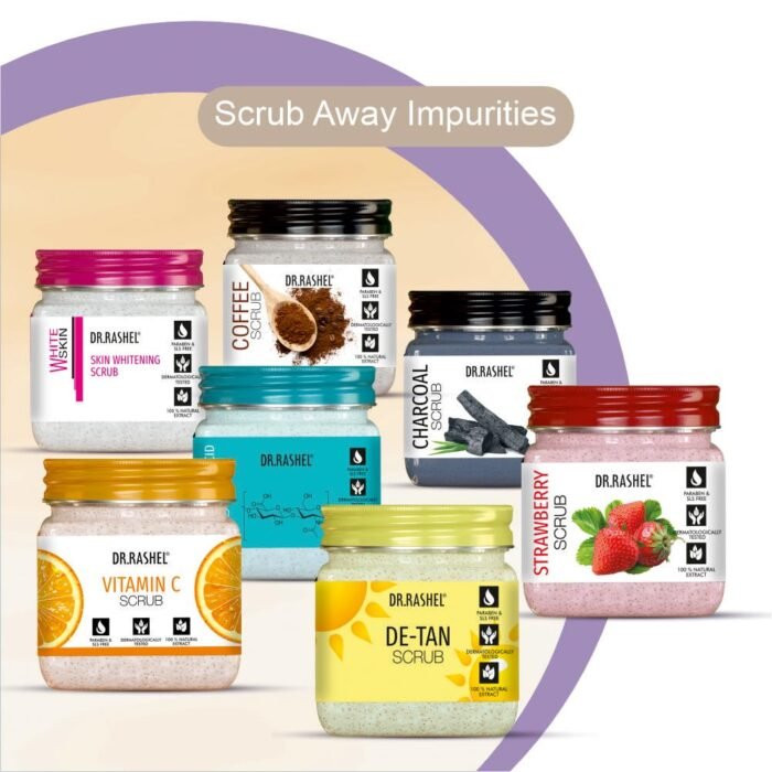 DR.RASHEL Pearl Scrub For Face & Body (380 Ml) | All Skin |Cleanser Scrub For Deep Exfoliation | Dead Skin Remover | Tan Removal | Blackhead Remover - Image 8