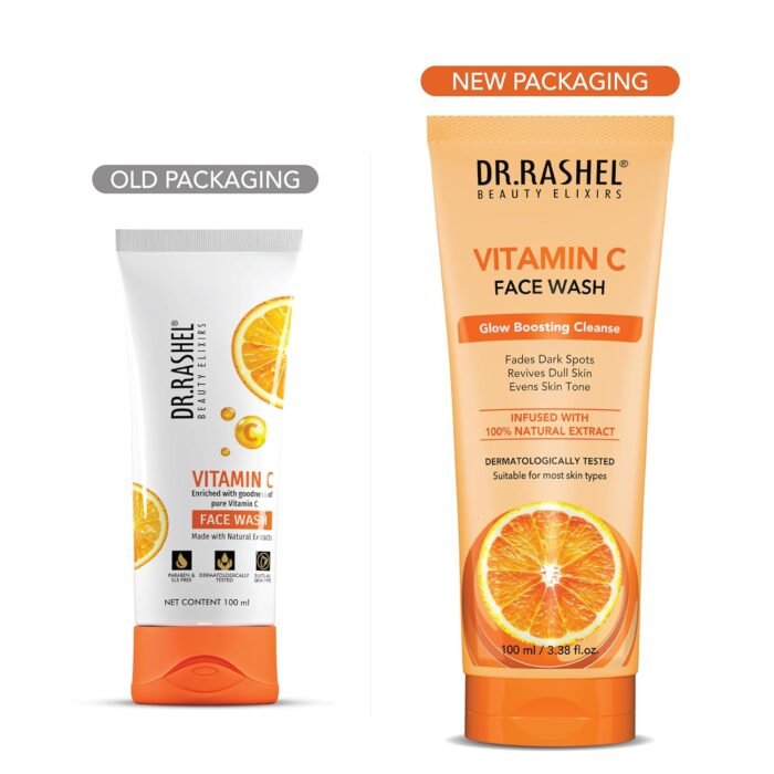 DR.RASHEL Vitamin C Face Wash Enriched with Goodness of Vitamin C with No Parabens, SLS, Silicones & Colour (100 ml) - Image 2