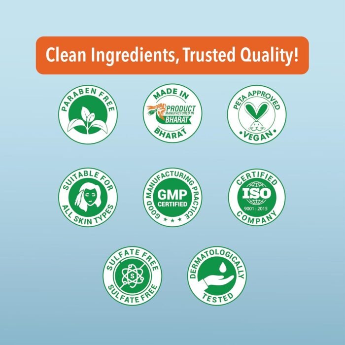 DR.RASHEL Vitamin C Face Wash Enriched with Goodness of Vitamin C with No Parabens, SLS, Silicones & Colour (100 ml) - Image 6