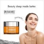 DR.RASHEL Vitamin C Night Cream Enriched with a Powerful Combination of Vitamin C & Collagen (50gm) | Fight Against Fine lines & Wrinkles | Helps Revitalizing & Nourishing the Skin | For Men & Women - Image 3