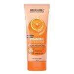 DR.RASHEL Vitamin C Sunscreen SPF 50 PA+++ Gel Ultra Hydrating Fights Sun Damage, Super Lightweight, Non Greasy Parabean Free | 100 ML