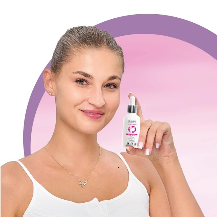 DR.RASHEL WHITE SKIN Whitening Fade Spots Serum with Arbutin, Niacinamide which Reduce Pigmentation, Fades Dark Spots, Smoother & Whiter Skin - 30ml - Image 3