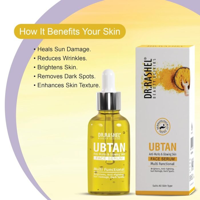 DR.Rashel Ubtan Serum for Face | Pore Minimizing Face Serum for Anti Aging | Glowing Face Serum for Men and Women - Image 5