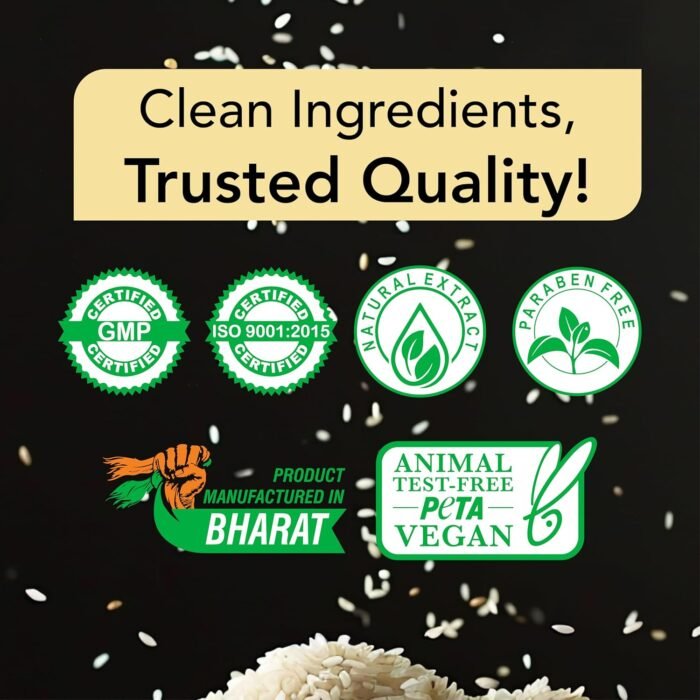 Dr. Rashel Rice Water Face Wash, 100 ml, Gentle Cleanser for Tired Skin, Paraben-Free - Image 3