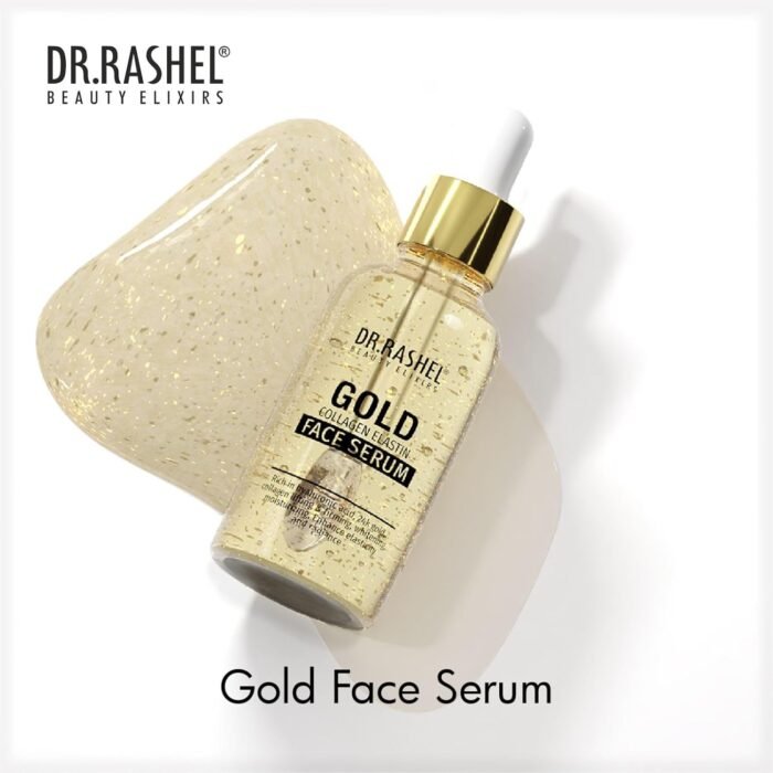 Dr.Rashel Gold Face Serum for Moisturizing & Glowing Skin | Fighting against Aging, Sun Damage, Dark Spots | 30ml - Image 2