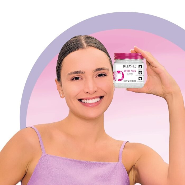 Dr.Rashel WHITE SKIN SCRUB For Skin Whitening, Skin Lightening, Dark Spot, Reduce Pigmentation (380 ml) - Image 3