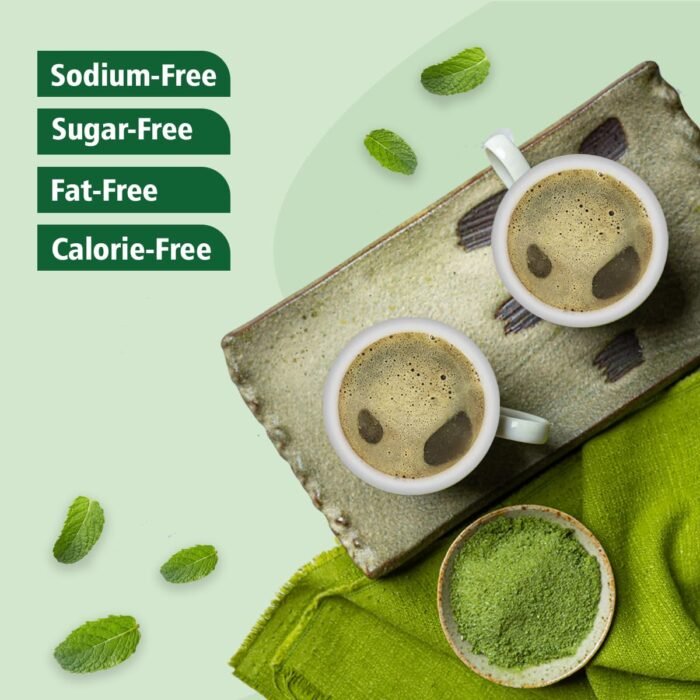 Golden Tips Japanese Mint Matcha Green Tea Powder – 100g (100 Servings) Tin Can - Image 6