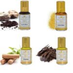 Menjewell, Kasturi Musk ChandanEKhaas Golden Musk Oudh Wooden Musk Perfume Floral Attar 6 Ml Pack Of 4 - Image 2