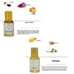 Menjewell Royal Mogra, Raat Ki Rani, Rajnigandha & Champa Perfume Floral Attar, 6 Ml (Pack Of 4) - Image 3