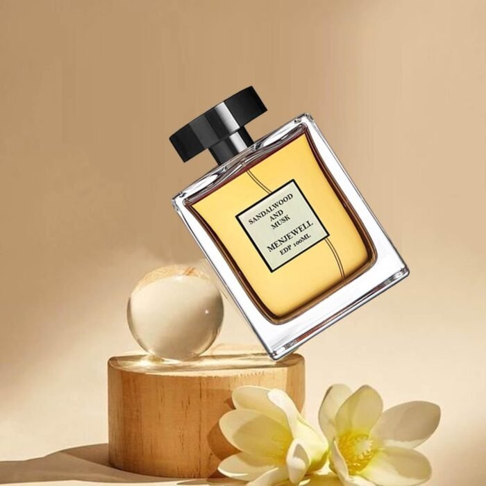 Menjewell SANDALWOOD AND MUSK Perfume for Men | Premium Luxury Long Lasting Fragrance | Spray Eau de Parfum, 100Ml|Gift For Him|Perfume with Resins, Musky,Sweet and Floral - Image 5